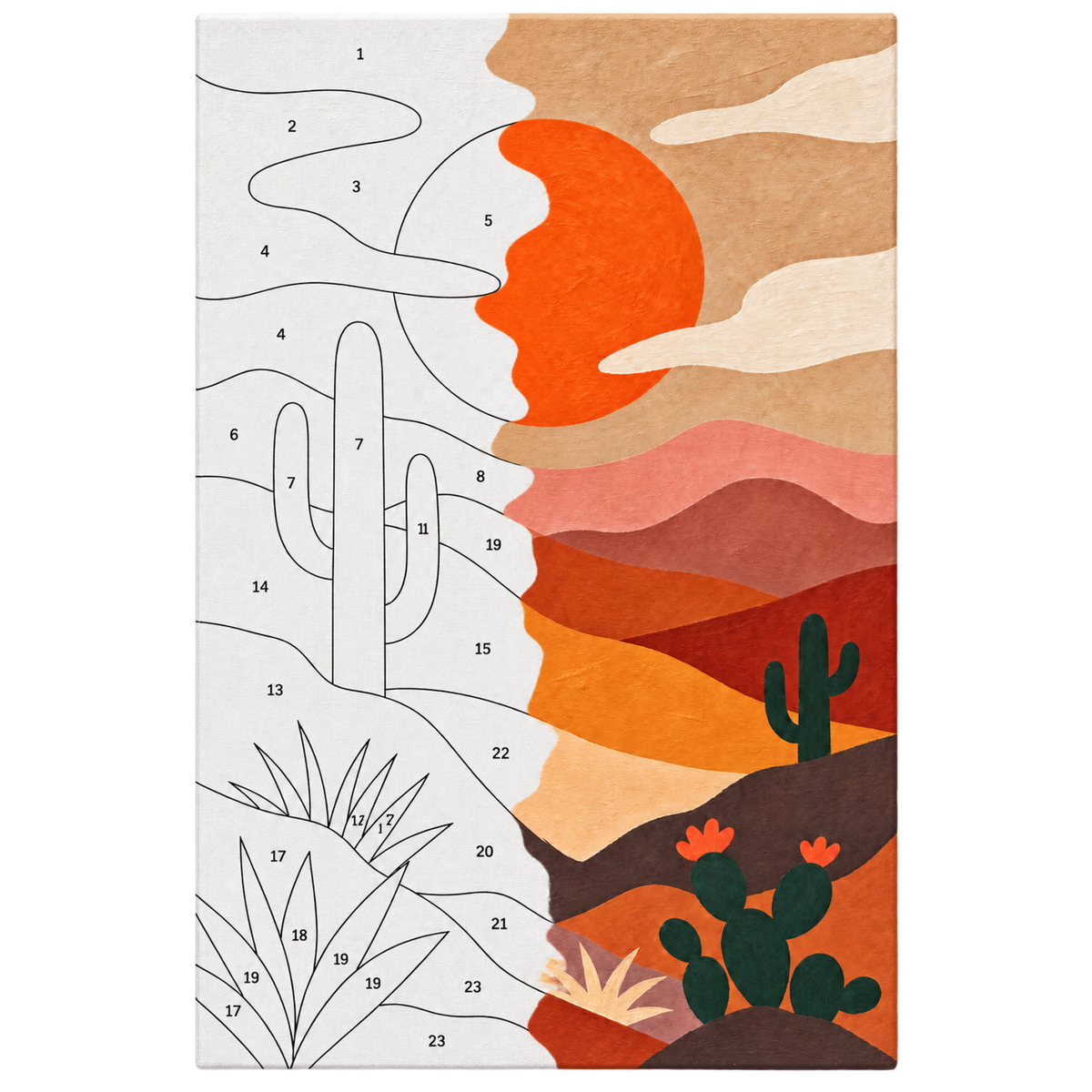 Paint By Numbers - Desert Dreams