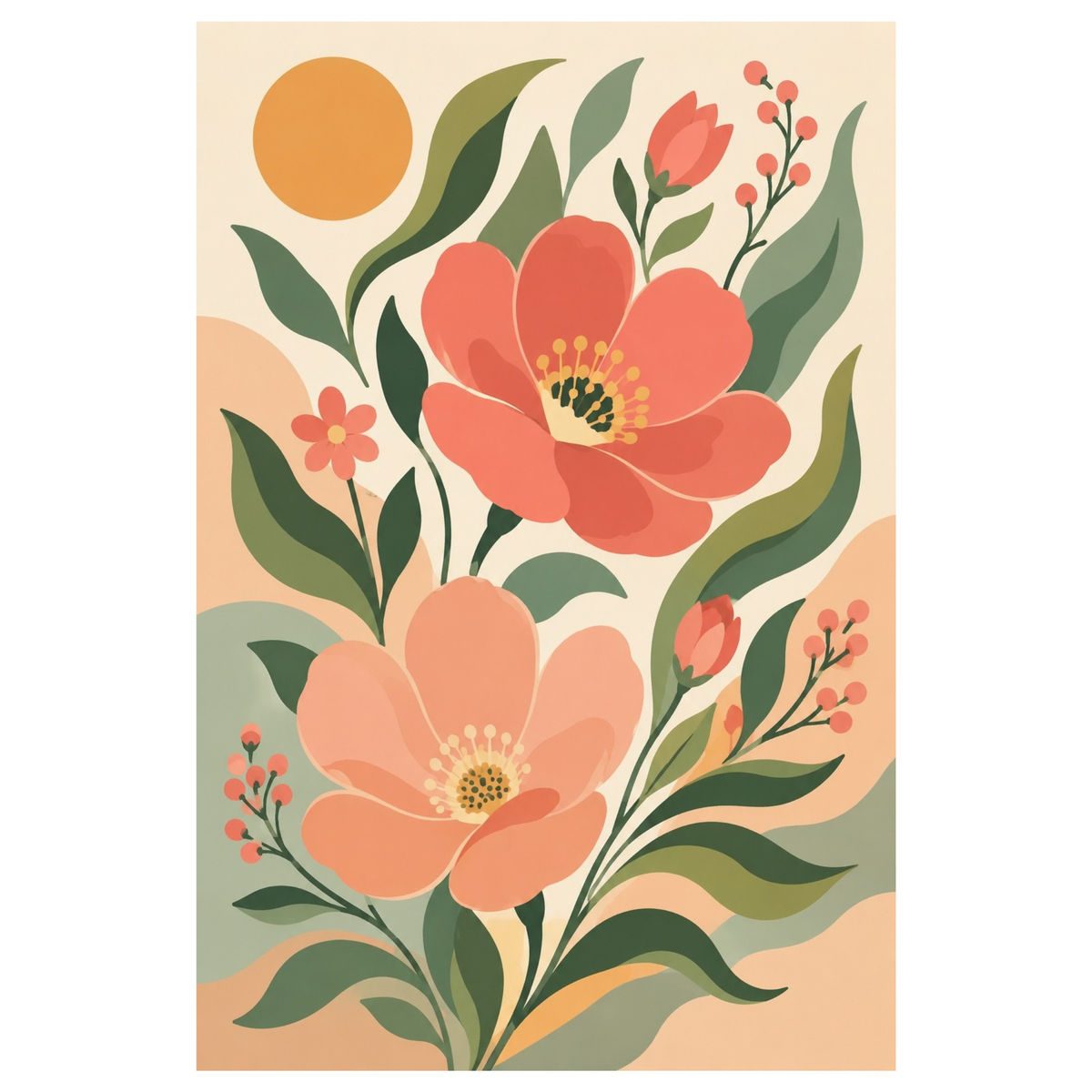 Paint By Numbers - Blushing Petals