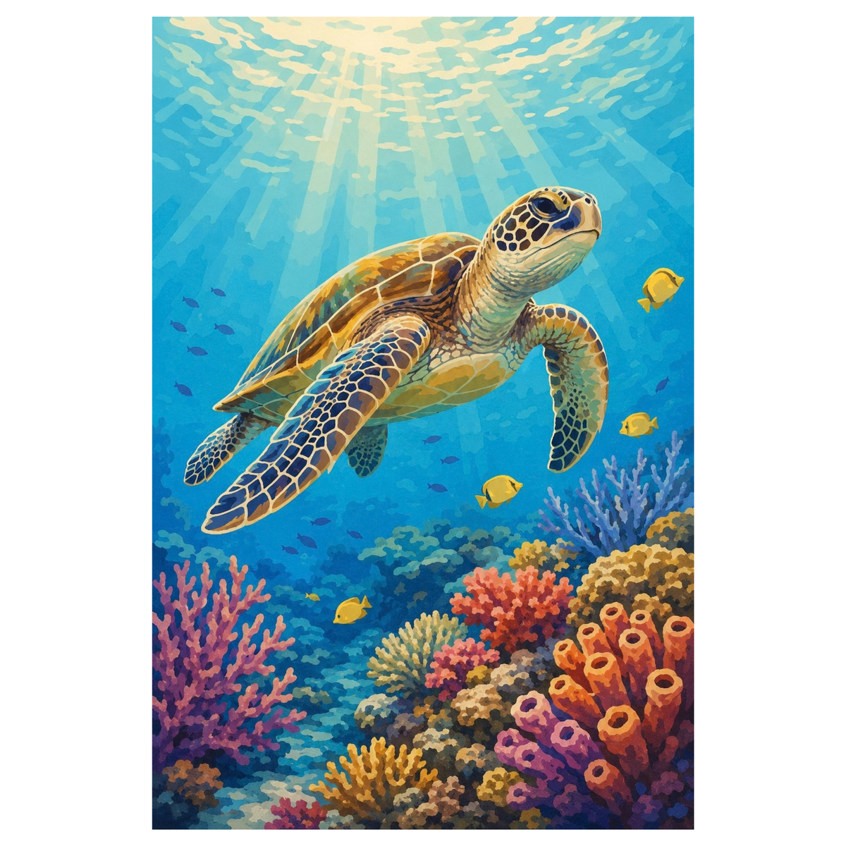 Paint By Numbers - Coral Paradise
