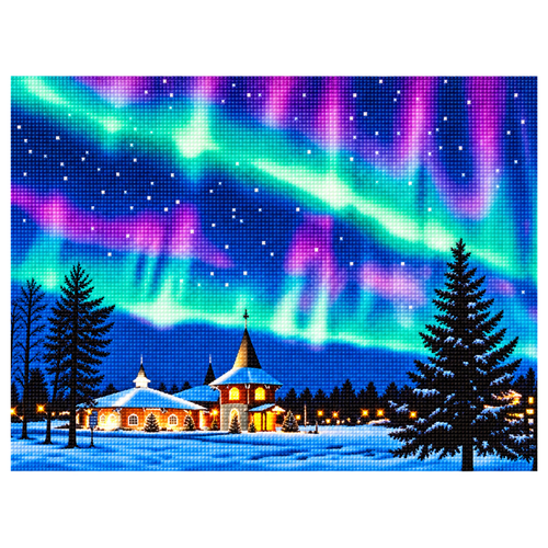 Diamond Art Kit - Midnight Aurora