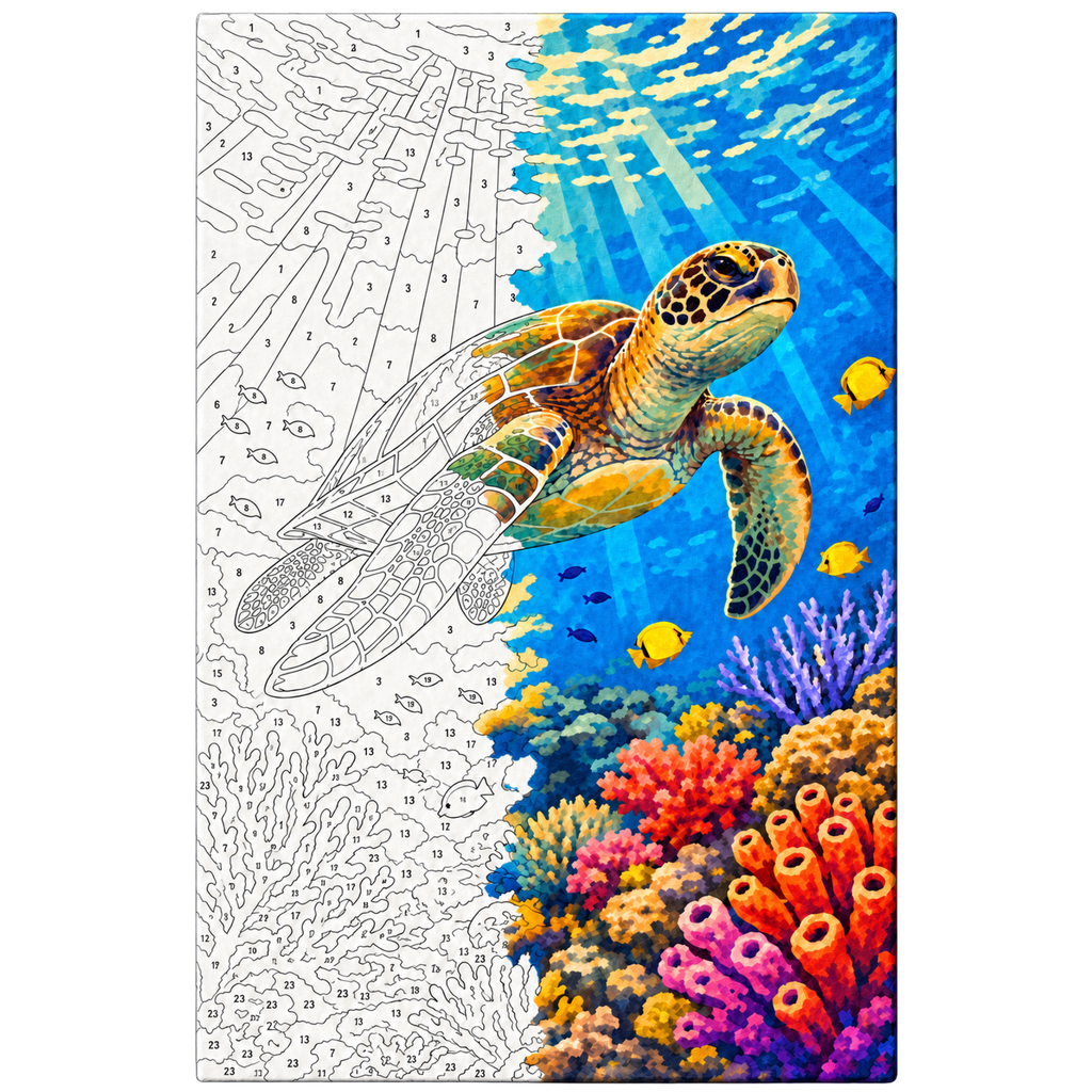 Paint By Numbers - Coral Paradise