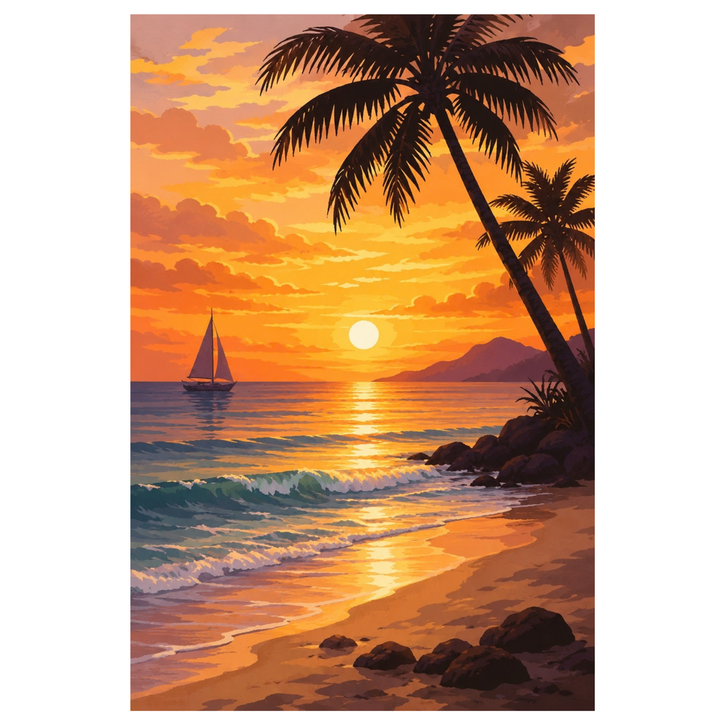 Paint By Numbers - Tropical Bliss