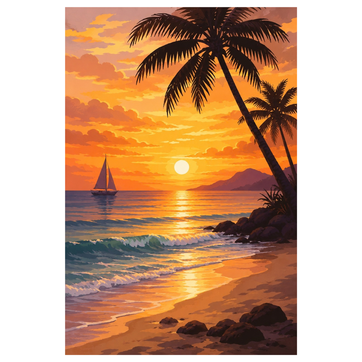 Paint By Numbers - Tropical Bliss