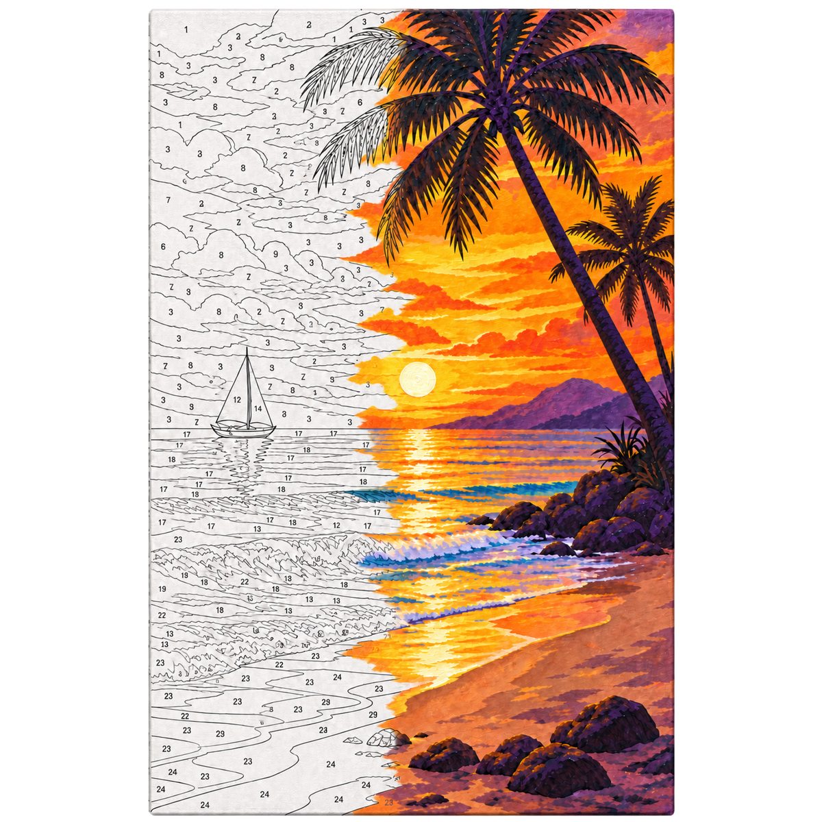 Paint By Numbers - Tropical Bliss