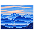 Diamond Art Kit - Misty Peaks