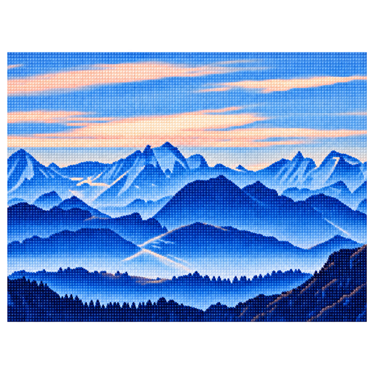 Diamond Art Kit - Misty Peaks
