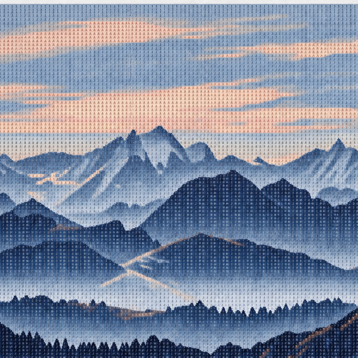 Completed Diamond Art artwork