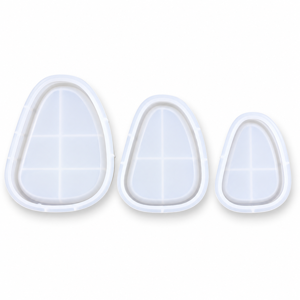 3 Tray Set - Silicone Mold - Gypsum Mold Kit