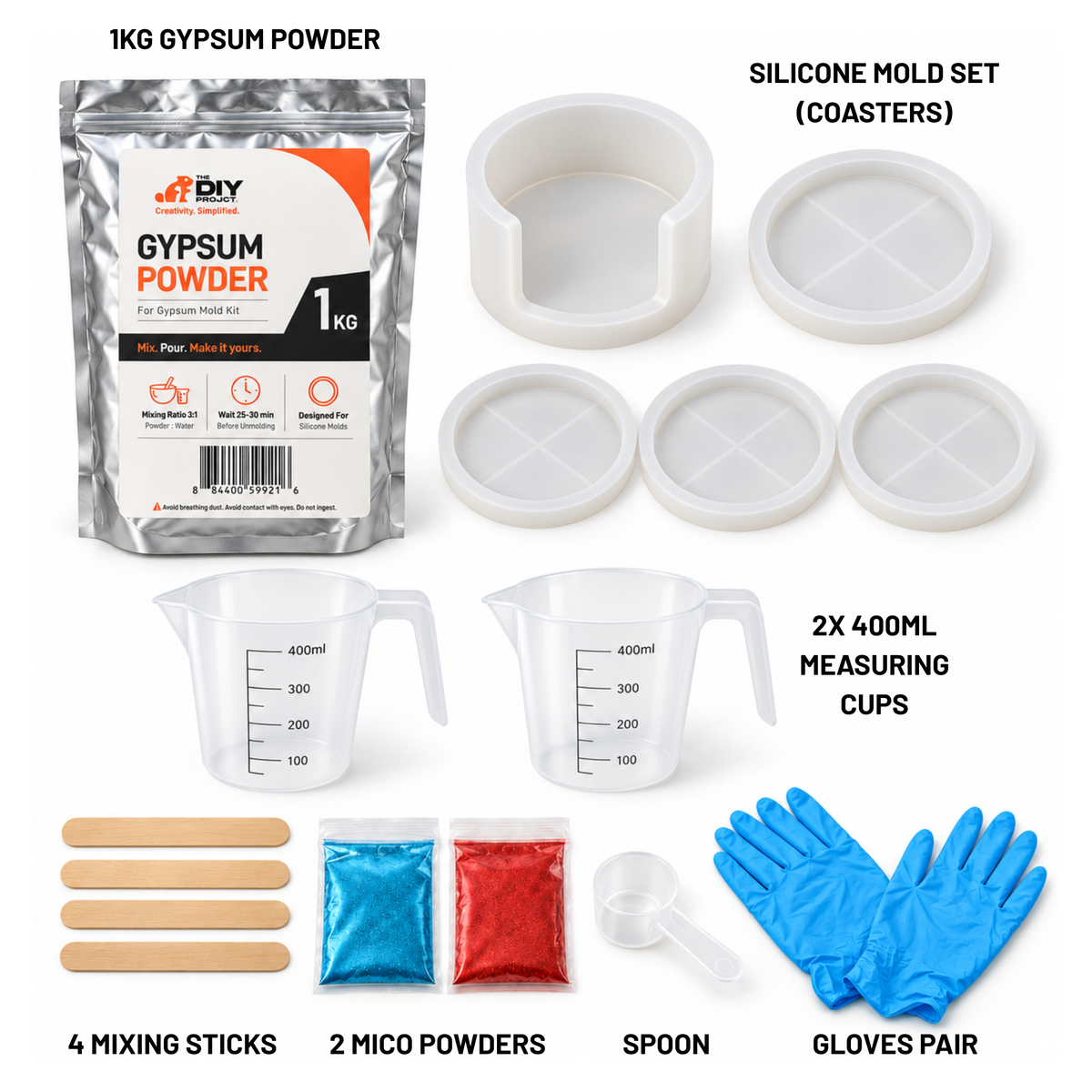 Gypsum Mold Kit